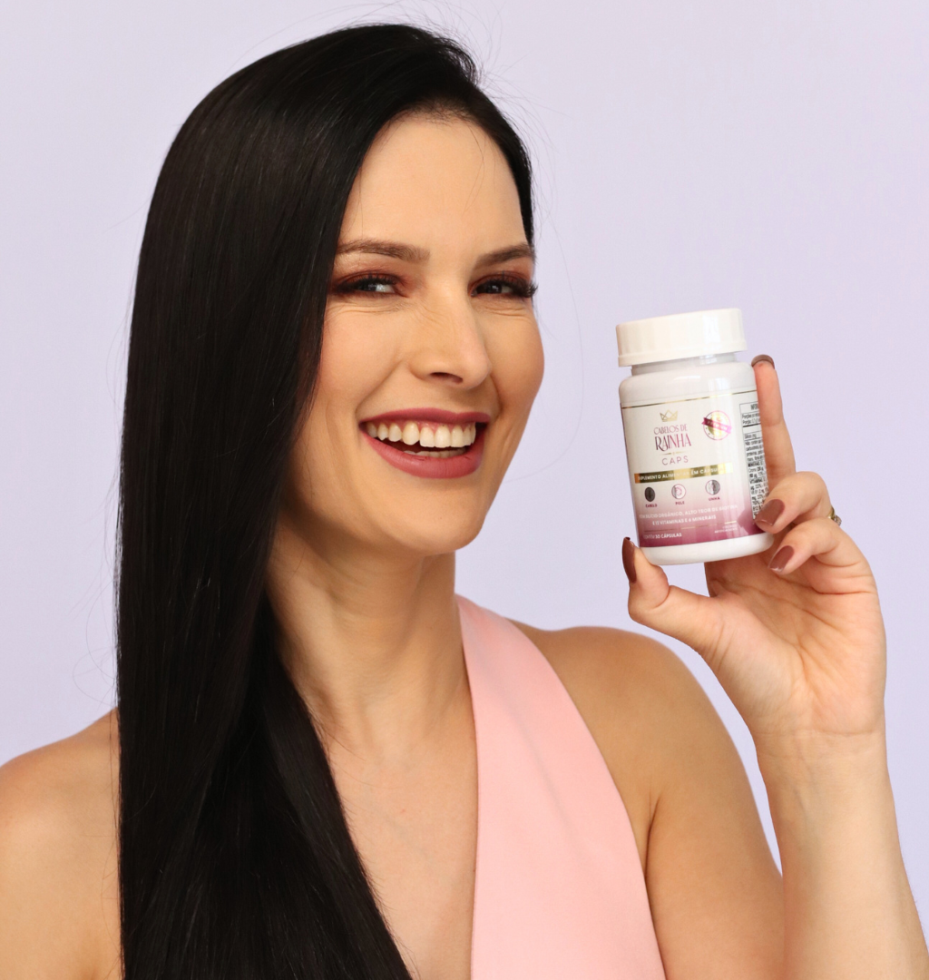 1 Cabelos de Rainha Caps - Vitamina para Cabelo, Pele e Unha