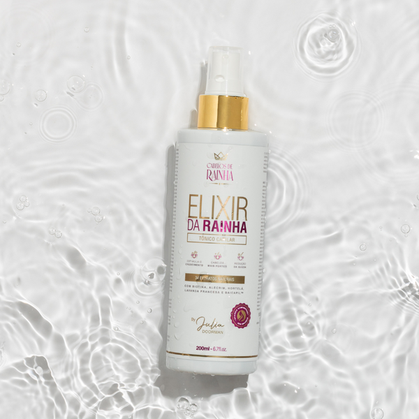 1 Shampoo + 1 Condicionador Crescimento e Fortalecimento + 1 Tônico Elixir da Rainha  + 1 Máscara Hidronutritiva