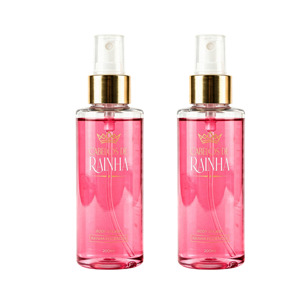 2 Body Splash Rainha Poderosa da Cabelos de Rainha 200 ml