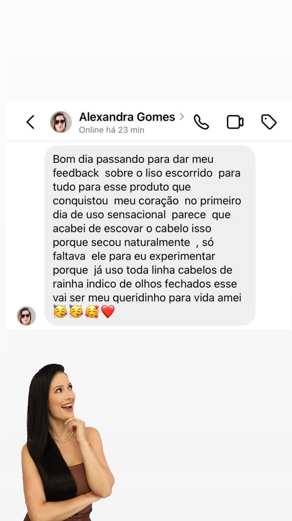 Kit Liso Escorrido (1 Shampoo + 1 Condicionador + 1 Máscara + 1 Spray)