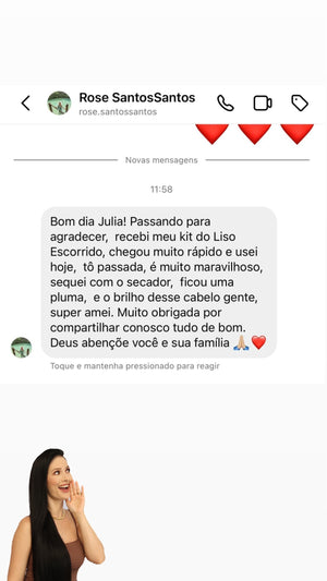 Kit Liso Escorrido (1 Shampoo + 1 Condicionador + 1 Máscara + 1 Spray)