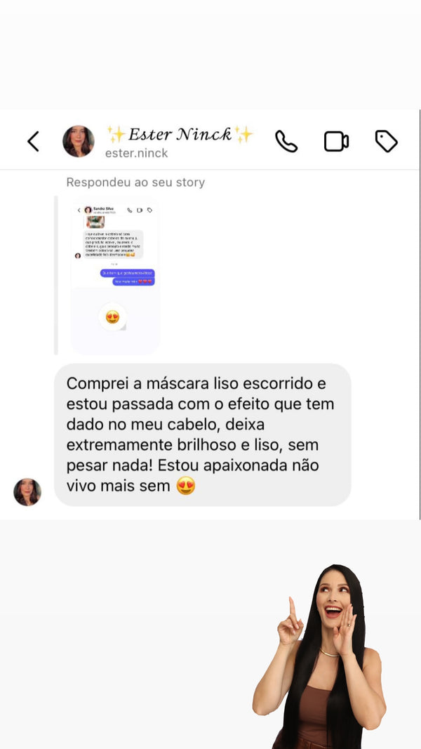 Kit Liso Escorrido (1 Shampoo + 1 Condicionador + 1 Máscara + 1 Spray)