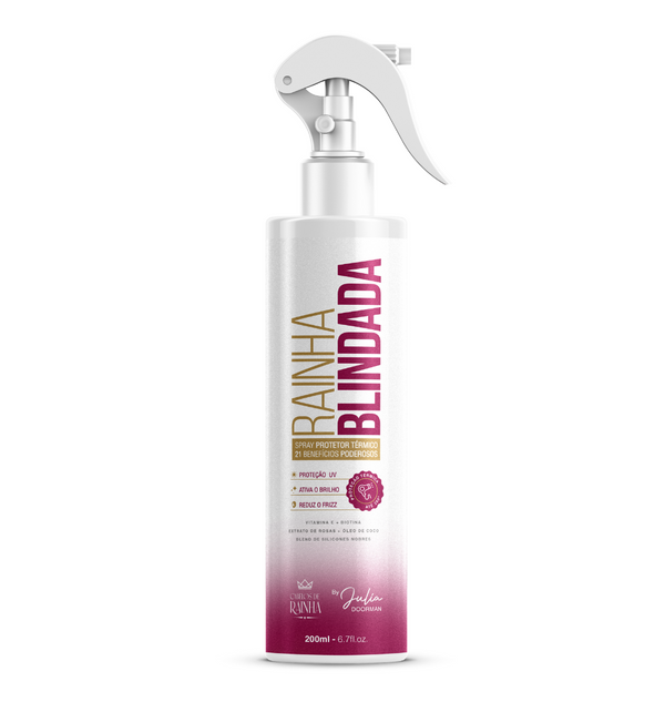 1 Spray Multifuncional Rainha Blindada 200 ml - Cabelos de Rainha