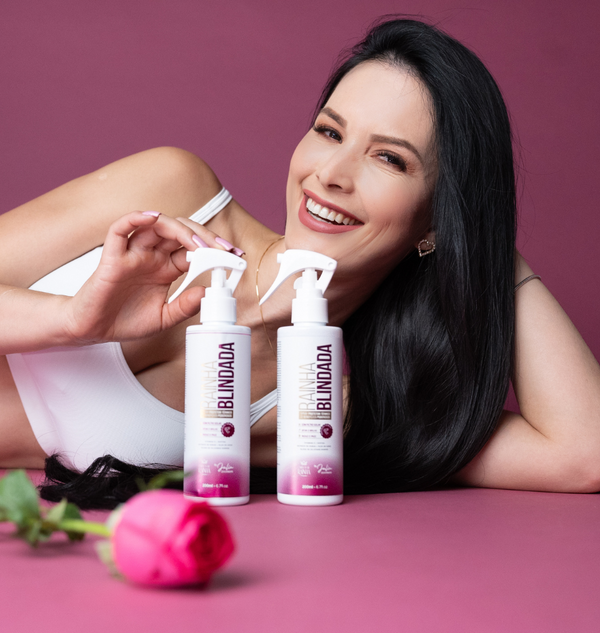 1 Spray Rainha Blindada Cabelos de Rainha + 1 Spray Liso Escorrido