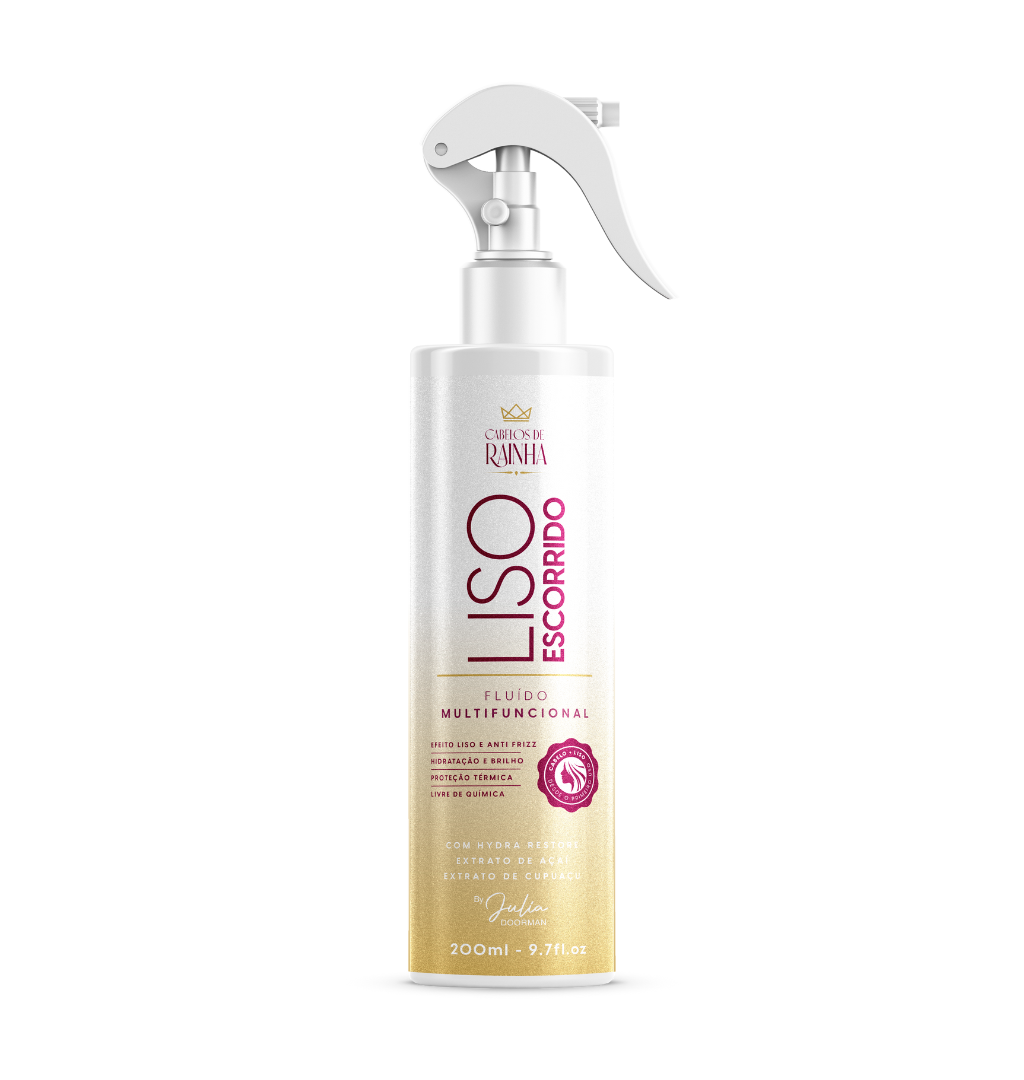 Spray Multifuncional Liso Escorrido 200 ml (Efeito Liso e Anti Frizz)