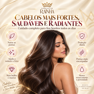 1 Balm Escudo da Rainha + 1 Spray Rainha Blindada da Cabelos de Rainha