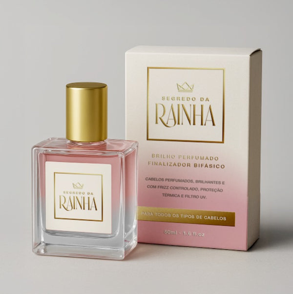 1 Máscara Hidronutritiva + 1 Spray Rainha Blindada + 1 Máscara Hidronutritiva + 1 Finalizador Bifásico Perfume Capilar Segredo da Rainha