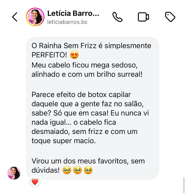 1 Shampoo + 1 Condicionador de Crescimento + 1 Máscara Líquida Rainha sem Frizz da Cabelos de Rainha