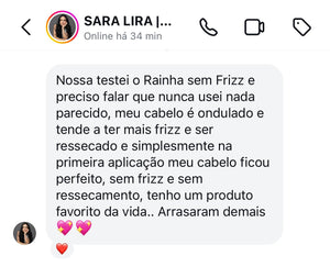 1 Máscara Líquida Rainha sem Frizz da Cabelos de Rainha 120 ml