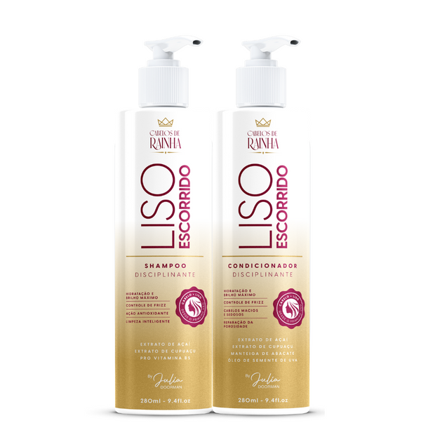 Kit Liso Escorrido (1 Shampoo + 1 Condicionador)