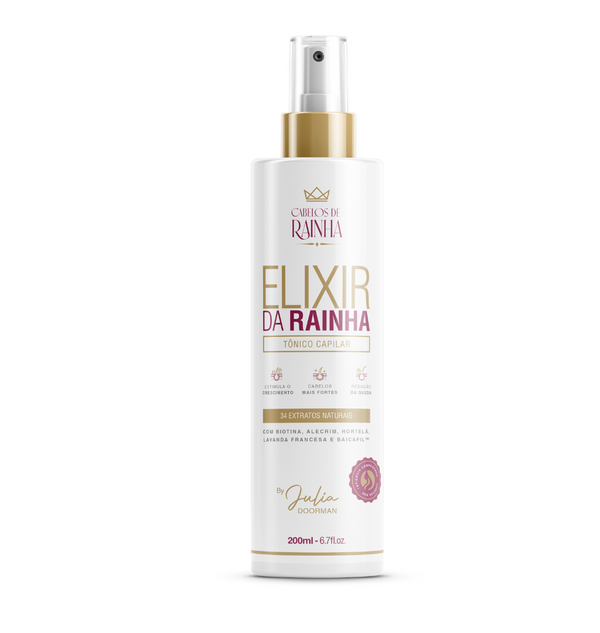 Tônico Capilar Elixir da Rainha para Crescimento e Fortalecimento 200 ml - Cabelos de Rainha
