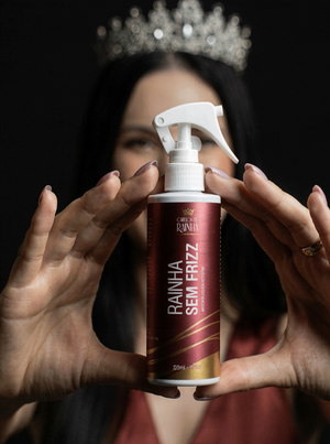 1 Máscara Rainha Sem Frizz + 1 Spray Rainha Blindada + 1 Body Splash Rainha Poderosada Cabelos de Rainha
