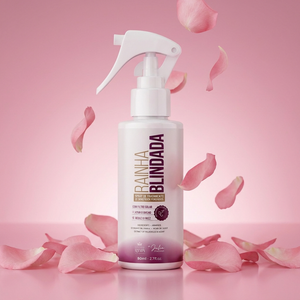 1 Spray Multifuncional Rainha Blindada Miniatura 80 ml - Cabelos de Rainha