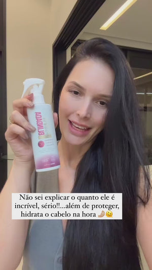 1 Spray Multifuncional Rainha Blindada + 1 Sérum Rainha do Brilho Cabelos de Rainha