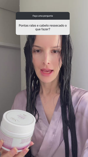 1 Máscara Liso Escorrido + 1 Máscara Hidronutritiva Cabelos de Rainha + 1 Máscara Rainha da Força