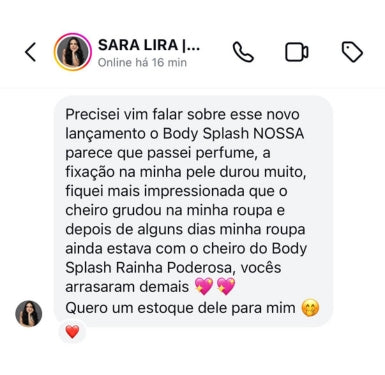 1 Máscara Rainha Sem Frizz + 1 Spray Rainha Blindada + 1 Body Splash Rainha Poderosada Cabelos de Rainha